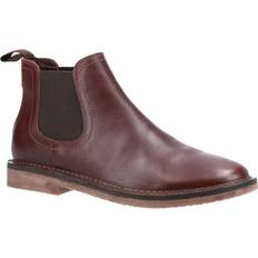 Hush Puppies Men Chelsea Boots Hush Puppies shaun mens boots hpm2000-187-1 men's brown slip chelsea