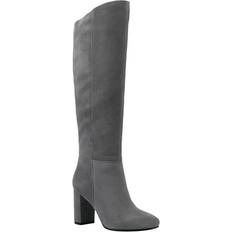 Calvin Klein Women High Boots Calvin Klein Almay Womens Leather Tall Knee-High Boots