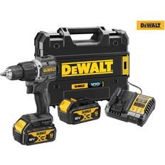Brushless combi drill Dewalt dcd100p2t black 18v xr brushless compact combi hammer drill 100 year