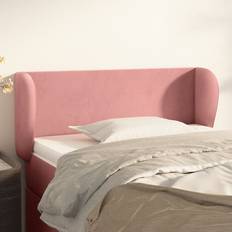 Rosa - Trä Sänggavlar vidaXL Med Kanter Rosa 83x23x78 cm Sänggavel
