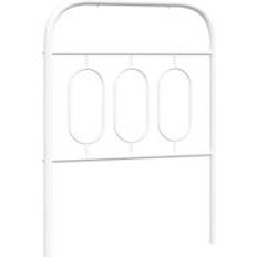 Kopfteile vidaXL Metal White Headboard