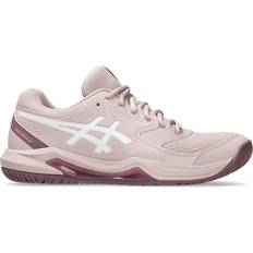 Asics Pink Racket Sport Shoes Asics Women's GEL-Dedicate Tennis Shoe Watershed Rose/White Women's Shoes Pink 11.5 Medium