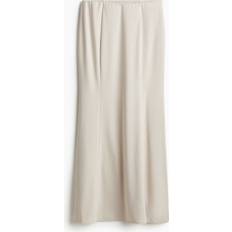 H&M Skirts H&M Flared Jersey Skirt Beige