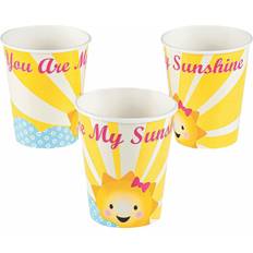 Midsummer Paper Cups Fun Express Paper Cups You Are My Sunshine 8-pack