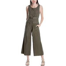 Jumpsuits & Overalls Max Studio Belted Jumpsuit Womens Romper One-Piece Military