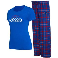 Red Pyjamas Concepts Sport Women's Royal, Red Buffalo Bills Arctic T-shirt Flannel Pants Sleep Set Royal, Red