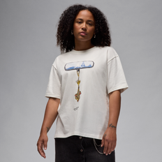 Jordan Women T-shirts Jordan Women's Girlfriend T-Shirt White UK 12–14