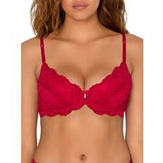 Smart & Sexy Signature Lace Push-up Bra No No Red