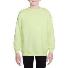 Green Sweatshirts Children's Clothing Nike Girls' Sportswear Club Fleece Oversized Sweatshirt, Medium