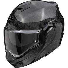 Scorpion EXO-Tech Evo Carbon Onyx Modular Helmet - Black/Grey