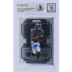 Panini DeVonta Smith Philadelphia Eagles Autographed 2021 Prizm #335 Beckett Fanatics Witnessed Authenticated Rookie Card with "Fly Fly" Inscription