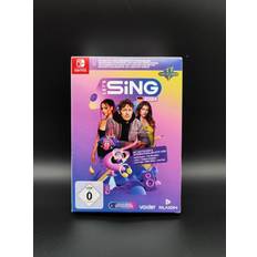 Lets sing 2024 deutschen hits + 2 mikros mikrofone nintendo switch neu&ovp