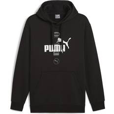 Puma Herren, Pullover, POWER Graphic Hoodie FL, Schwarz