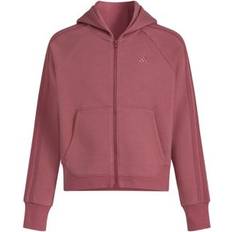 Adidas S Jackets Adidas Big Girls Fleece Midweight Jacket, 10-12 Pink Medium 10-12