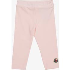 Moncler Moncler Enfant Girls Pink Cotton Leggings