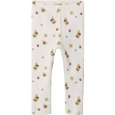 Lil'Atelier Lavo Printed Leggings - Coconut Milk (13240127)