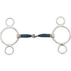 Blue Bits Centaur Blue Steel Jointed 2-Ring Gag