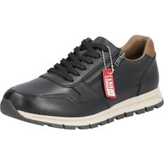 Rieker Black Trainers Rieker Galway Mens Trainers - Black