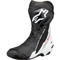 Alpinestars Supertech R, Stiefel Schwarz/Weiß