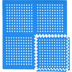 Lenzuoli per Fondo Piscina EyePower 8 Sets Poolmatte 50x50cm Blau
