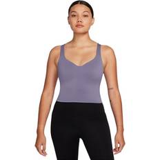 Purple Tank Tops Nike Women's Alate Scoop Neck Tank Top Daybreak/White