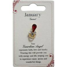 Xpressions Guardian angel january birthstone angel pin with gem stone sentimental gift idea