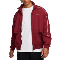 Nike swoosh jacket Nike Men's Sportswear Solo Swoosh Woven Track Jacket - Team Red/White