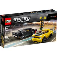 Dodge charger lego LEGO Speed Champions 2018 Dodge Challenger SRT Demon & 1970 Dodge Charger RT 75893