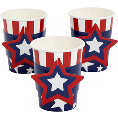 Oriental Trading Paper Cups Patriotic Star 8-pack