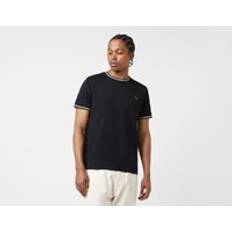 Fred Perry M T-shirts Fred Perry Twin Tipped Ringer T-Shirt, Navy