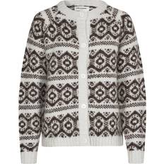 Lollys Laundry Dame Trøjer Lollys Laundry Forudbestilling Novall Cardigan Ls Choco
