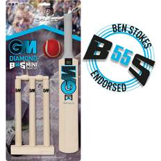 Gunn & Moore Wooden Cricket Bat & Stumps Set BS55 Ben Stokes Range