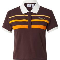 Clothing Adidas &#39;80s Slim Polo Shirt Shadow Brown