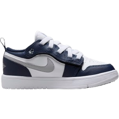 Children's Shoes Nike Jordan 1 Low Alt PSV - White/Midnight Navy/Wolf Grey