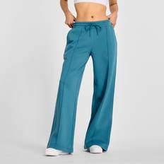 New Balance Women Trousers New Balance Damen Fleece Wide Leg Pant in Blau, Poly Fleece, Größe