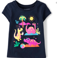 The Children's Place Girl's Dino Graphic Tee - Tidal