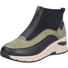 Rieker Sneakerstøvle Med Wedgehæl - Green