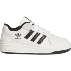 Adidas Kid's Forum Low CL Shoes - Core White/Core Black/Core White