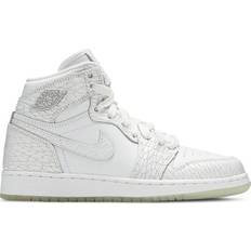 Nike Air Jordan 1 Retro High Premium GS - White/White/Pure Platinum