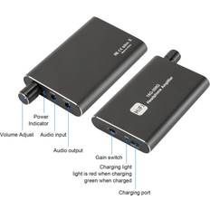 Tomtop Jms Aluminum Portable Headset Amplifier HiFi Audio Headphone Amplifier Sound Improver AMP 600mAh with