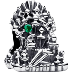 Pandora Game of Thrones The Iron Throne Charm - Silver/Green