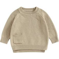 Knitted Sweaters Bagilaanoe Sold by: Clothing Shopping, Newborn Baby Girl Boy Knitted Sweater Long Sleeve Pullover 3M 6M 9M 12M 18M 24M Infant Warm Jumpers Tops Fall Loose Knitwear