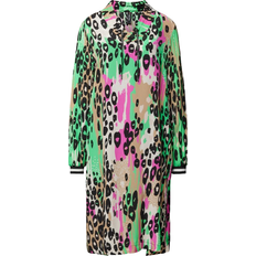 Marc Cain Satin Dress - New Neon Green