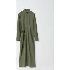 Fabiana Filippi Cool Wool Dress, Loden Woman Dresses Green