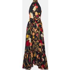 Men - XXS Dresses Camilla Camilla Floral neck-tie silk maxi dress multicoloured UK 10