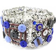 Topaz Bracelets Noa [H8350] Blue 'Babouchka' Designer Bracelet