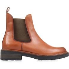 Jones Bootmaker Maddalena Leather Chelsea Boots - Tan