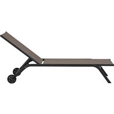 SunLife Havemøbler SunLife Solseng Lima Sort/Grå 190,8 x 67 x 30 cm