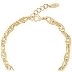 Gold Plated Anklets Ettika Lady Link 18k Gold Plated Anklet Gold ONE