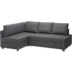 Ikea Friheten Klagshamn Skiftebo Dark Grey Sofa 230cm 4-Sitzer